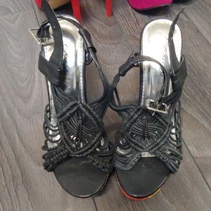 Platform wedges size 8